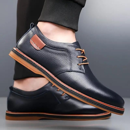 Classic Men's Derby Party Lace-Up Casual Shoes