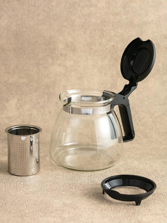 Elegant Heat Resistant Glass Tea Kettle – 500ml